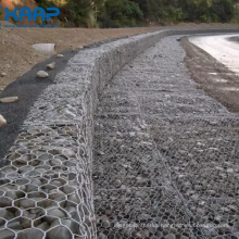 Heavy galvanized hexagonal woven gabion box, corrosion-resistant gabion mattress, easy installation of gabion retaining wall